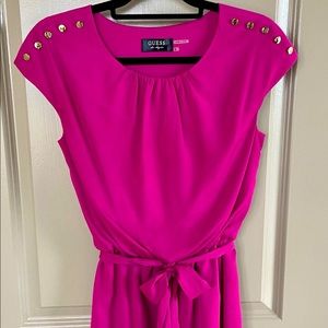NWOT Guess Hot Pink Dress